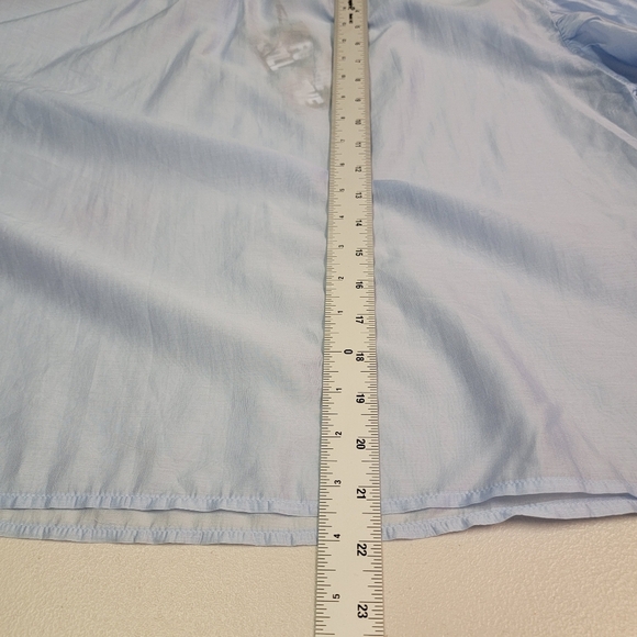 Future Collective Women's Transparent Light Blue Blouse - Picture 4 of 6